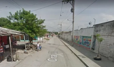Calle 21 con carrera 32, lugar de los hechos. 