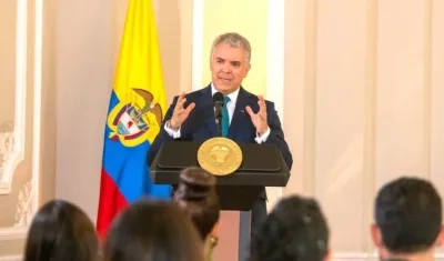 Iván Duque, Presidente de Colombia.
