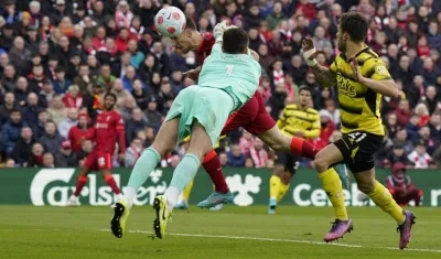 Diogo Jota marcó de esta manera. 