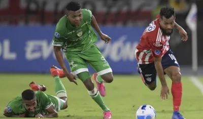 Luis 'Cariaco' González, jugador de Junior. 