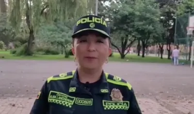 Coronel Alba Lancheros, Jefe de Talento Humano de la Policía Metropolitana de Bogotá. 