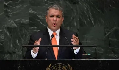 Iván Duque, presidente de Colombia.