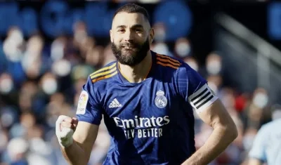 El delantero del Real Madrid, Karim Benzema.