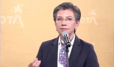 La alcaldesa de Bogotá, Claudia López.