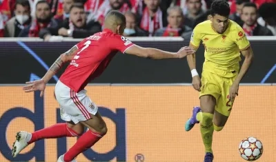 Luis Díaz, delantero guajiro. 