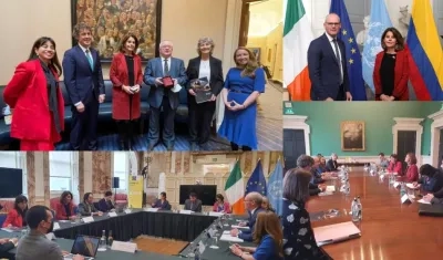 Visita de Marta Lucía Ramírez a Irlanda.