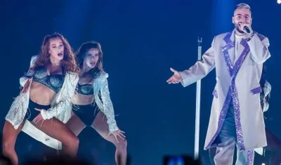 El cantante colombiano Maluma.