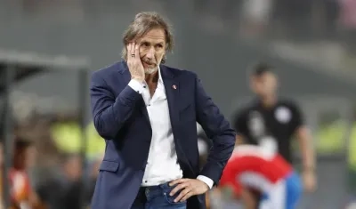 Ricardo Gareca, técnico de la Selección Perú. 