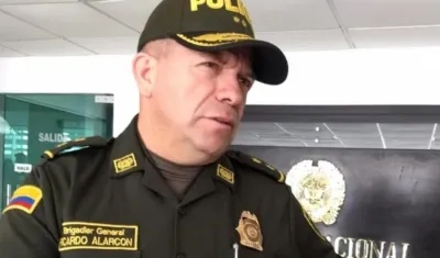 El mayor general Ricardo Augusto Alarcón Campos, director de Antinarcóticos de la Policía Nacional.