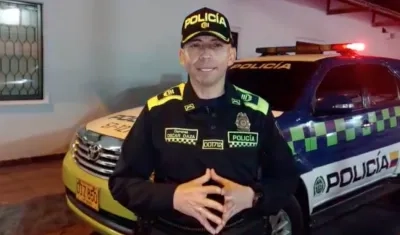 Coronel Óscar Daza, comandante operativo de Mebar.