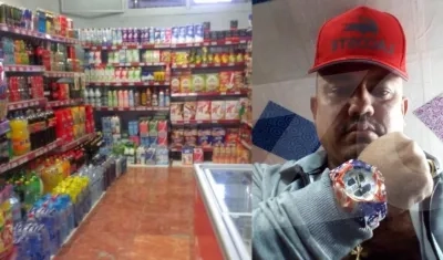 Imagen de una tienda y de alias 'Otón'.