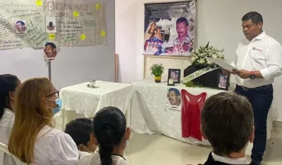 Entrega de restos óseos de Pedro Martínez Gamero