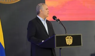 El Presidente de la República, Iván Duque.