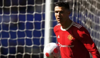 Cristiano Ronaldo, delantero portugués. 