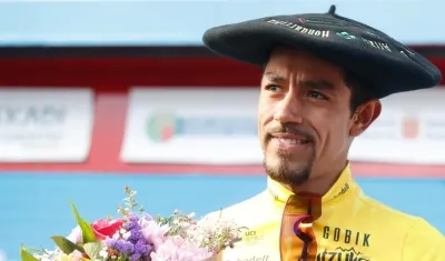 Daniel Felipe Martínez, ciclista colombiano. 