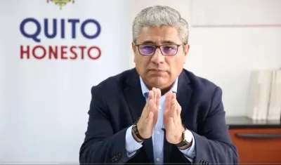 Mauricio Rifrio, representante de Quito Honesto.