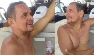  Ovidio Lesmes Otero, pescador rescatado. 