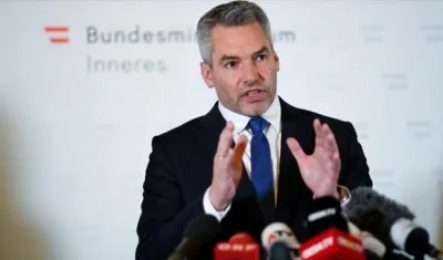 El canciller federal de Austria, Karl Nehammer.