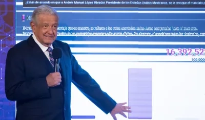 El presidente de México, Andrés Manuel López Obrador.