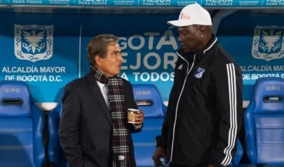 Jorge Luis Pinto y Freddy Rincón. 