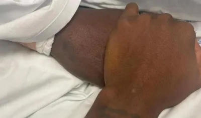 La imagen del hijo de Freddy Rincón