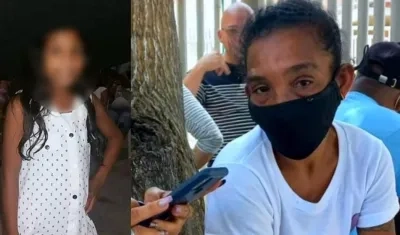 Nicoll Barraza y su mamá, Gisela María Barraza De la Hoz.