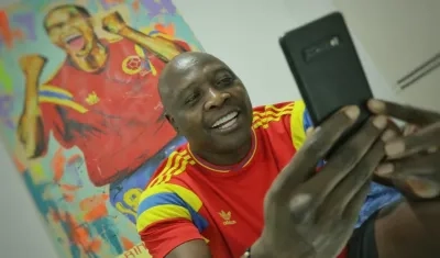 El exfutbolista colombiano Freddy Rincón.