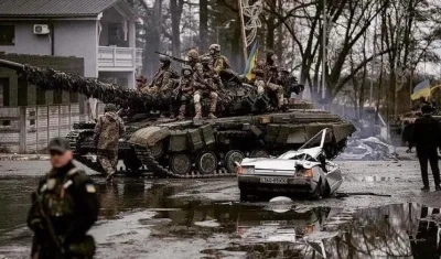 Ucrania ha destruido 753 tanques y de 1.968 vehículos blindados de Rusia.