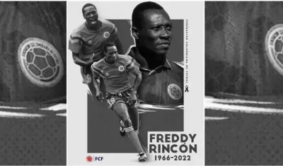Freddy Rincón, exfutbolista fallecido.