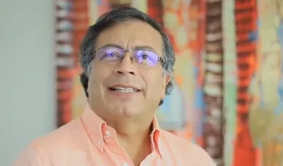 Gustavo Petro, candidato presidencial del Pacto Histórico.