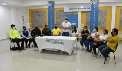 Puesto de Mando Unificado en Puerto Colombia. 