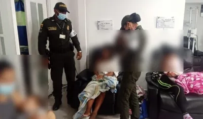 Bebé de 7 meses es atendida en una clínica de Cartagena.