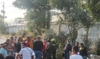 Lugar de los hechos en Malambo.