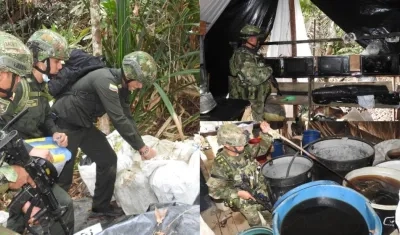 Imágenes del operativo.