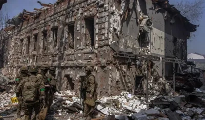 Edificio en la ciudad de Kiev.