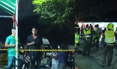 Lugar del homicidio en el barrio San Felipe.