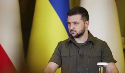 El presidente de Ucrania, Volodímir Zelenski.