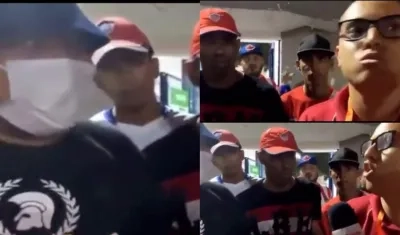 Imágenes de lo ocurrido.