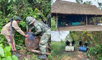 Imágenes del operativo.