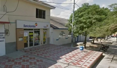 Sucursal de Bancolombia en Galapa.