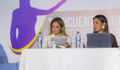 Ana María Aljure y Goethny Fernanda García Flórez.