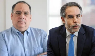 Jorge Segebre, presidente de Fedequinas, y Armando Benedetti.