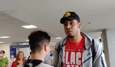 Jaime Echenique, jugador barranquillero en la NBA. 