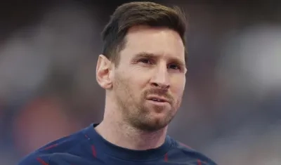 Lionel Messi, delantero argentino. 