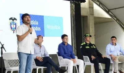 El Alcalde en la inauguración de 3 pabellones en la Penitenciaría El Bosque.