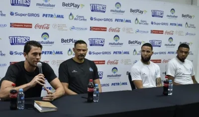 Gianluca Bacci, Tomás Díaz, Heissler Guillent y Diego Altamiranda.