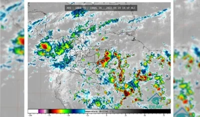 Pronóstico del tiempo del Ideam.