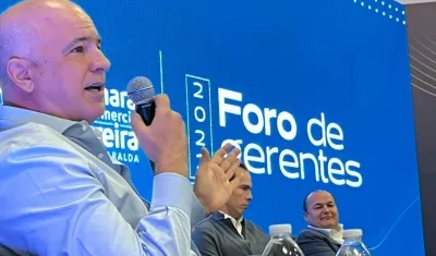 Christian Daes, COO de Tecnoglass en el Foro de Gerentes 2022 en Pereira.