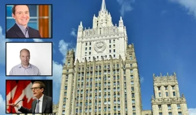 Algunos de los canadienses censurados por Rusia.