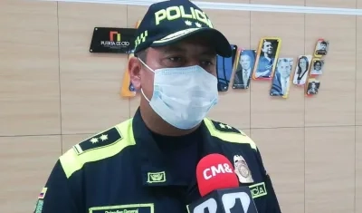 Comandante de la Policía Metropolitana de Barranquilla, brigadier general Luis Carlos Hernández Aldana.